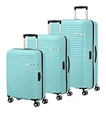 American Tourister Trolley Liftoff 3 PC Set D Summer Blue hellblau 79cm