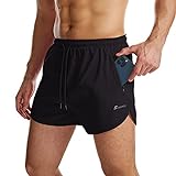 Suwangi Herren Sport Shorts Laufshorts Kurze Hose Schnell mit Innenslip...