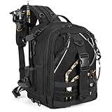 Jueachy Angelrucksack, Angeltasche, Leichte Wasserdichte Outdoor Angeln...