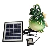 Storm's Gartenzaubereien Wasserspeier Drache mirt Soalrpumpe - Gartendeko...