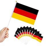 20 Stück Klein Deutschland Flagge für Olympische Deko 2024, Deutschland...