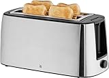 WMF Bueno Pro Toaster Langschlitz 4 Scheiben mit Brötchenaufsatz, XXL...