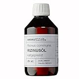 wesentlich. Rizinusöl kaltgepresst 250ml - 100% reines Rizinusöl - für...