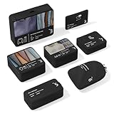 Koffer Organizer, Yomisee Packing Cubes 7 Teilige Koffer Organizer Set...