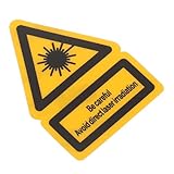 iplusmile 2stücke Sicherheitshinweise Für Laserwarnung Vorsicht...