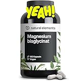 natural elements Magnesiumbisglycinat - Premium: Chelatiertes Magnesium -...