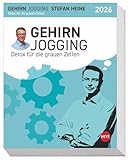 Stefan Heine Gehirnjogging Tagesabreißkalender 2026: Der Rätsel-Mix für...