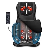 Snailax Shiatsu Massagesitzauflage mit Wärme, Ganzkörper Massageauflage...