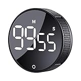 AVINIA Küchentimer Große LED Magnetischer Digitaler Countdown Countup...