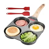 Eierpfanne, 18,5 x 38 cm, 4 Tassen, Frühstücks-Kochwerkzeug,...