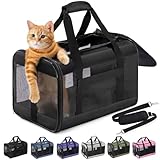 Conlun Katzenboxe Flugzeugtauglich, Weichseitige Hundetransportbox mit...