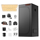 Spider Farmer SF1000D Growzelt Komplettset LED Grow Lampe Vollspektrum...