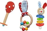 Eichhorn 100017045 - Baby Starter/Geschenke Set mit Maraca, Greifling mit...