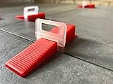 500-9000 Stück 1-3mm freie Auswahl - Das GÜNSTIGE Fliesen Nivelliersystem...
