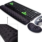 BRILA Ergonomisch Memory-Schaum Handgelenkauflage Set Für Tastatur und...