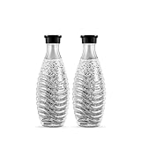 sodastream Glaskaraffen - 2er Set Wiederverwendbare, spülmaschinenfeste...
