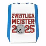Köln Zweitliga Meister 2025 Parkscheibe mit Meisterschale der 2. Liga...