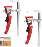 Schraubzwingen Führungsschiene 160 x 60 mm: 2 Stück Führungsschiene...