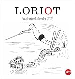 Loriot Postkartenkalender 2026: Humorvoller Kalender zum Aufstellen und...