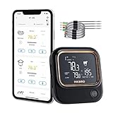 Inkbird IBT-26S-5G Fleischthermometer, WIFI und Bluetooth 5.1 Signal 70m,...