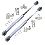 Stahlia 2x Gasdruckfeder Klappenbeschlag Gasdruckdämpfer 200N, Universal,...