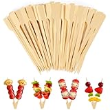 300 Stück Holzspieße, 12CM Bambus Spieße Fingerfood, Biologisch...