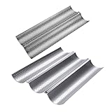 GARVALON 2 Stück Antihaftbeschichtete Wellen brotbackform aus...