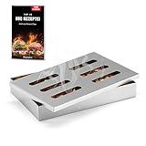 Räucherphorie® Räucherbox - Edelstahl Smoker Box + E-Book mit leckeren...