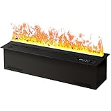 Elektrischer Dampfkamin mit dimmbarer 3D-Flamme und Fernbedienung für...