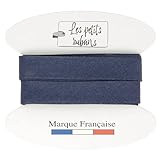 Les Petits Rubans Schrägband aus 100% Baumwolle – 20 mm breit, 5 Meter...