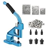 BOOMSTART Ösenmaschine Ösenpresse Set, Handpresse Ösenstanze Ösenzange...