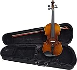 4/4 GEIGE VIOLINE - RETRO OPTIK - BRAUN NATUR - IM SET - KOFFER -...