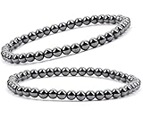 Magnetarmband für Damen, Hämatit-Armbänder, 2 Stück, antistatisches...