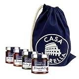 Casa Zarrella Pesto & Bruschetta-Geschenkset – Genovese & Rosso Pesto,...