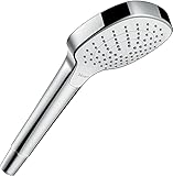 hansgrohe Croma Select E - Duschkopf, Handbrause mit 3 Strahlarten,...