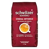 Schwiizer Sch??mli Crema Intenso Ganze Kaffeebohnen (4kg, St?rkegrad 4/5,...