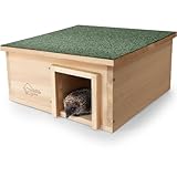 wildlife home Igelhaus Winterfest Groß XXL I aus Holz mit Boden &...