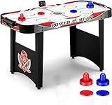 Air Hockey Tisch 4ft Indoor Digital Scoreboard Hockey Spiel Set mit 2...