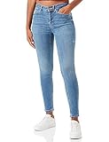 VERO MODA Damen Jeans 10300173 Medium Blue Denim M-30