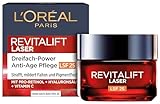 L'Oréal Paris Anti-Aging-Tagescreme LSF 25 mit Dreifachpower für Frauen:...