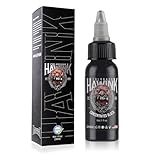 HAWINK Professionelle Tattoo Farbe Pur Black 1 Flasche mit 1oz (30ml)...