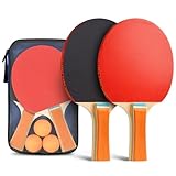 Flintronic Tischtennis Set, Tischtennisschläger, 2 Tischtennisschläger +...