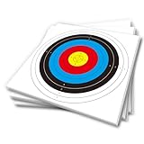 20 Stück Bullseye Bogenschießen Zielscheiben, Bogenschießen Standard...