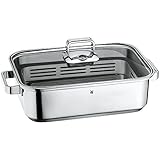 WMF Vitalis Aroma Dampfgarer, Bräter Indutkion, 41x27x10cm, Auflaufform...