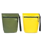 YUMQUA wasserdichte Reißverschlusstasche 2er-Pack, Mehrzweck wasserdichte...