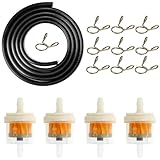 Benzinfilter, Kraftstofffilter, Benzinfilter Moped, 4 Stück Benzinfilter,...