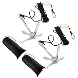 munirater 2er Pack Klappanker Set 2,5kg weiß komplett mit...