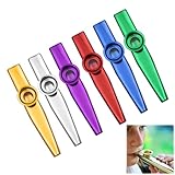 6 Stück Kazoo Instrument, Kazoos, Kazoo Metall, Geeignet Für Kinder,...