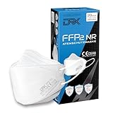 DRX FFP2 Maske, Atemschutzmaske mit 3 Lagen, Atmungsaktiv & Hautfreundlich,...