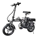 DEEPOWER Klappbares Elektrofahrrad, Elektrofahrräder, 48V 13Ah...
